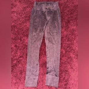 Victoria Secret PINK Seamless Leggings Size M Ribbed Burgundy